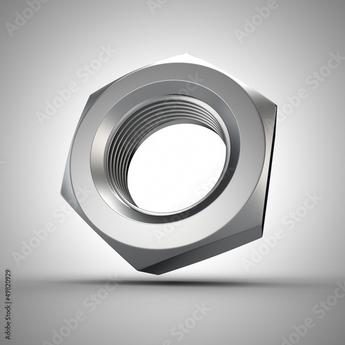 Metal nut photo