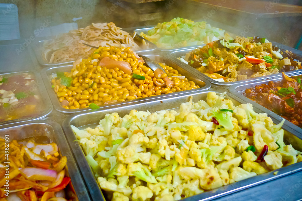 Fototapeta premium Chinese food buffet