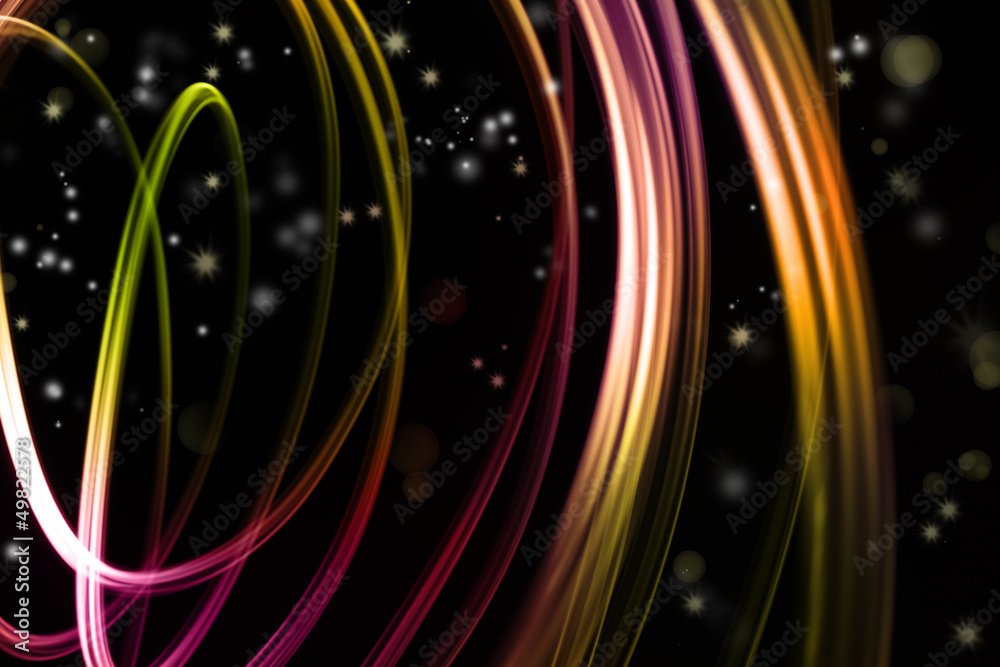 Obraz premium Abstract blurred lines space background