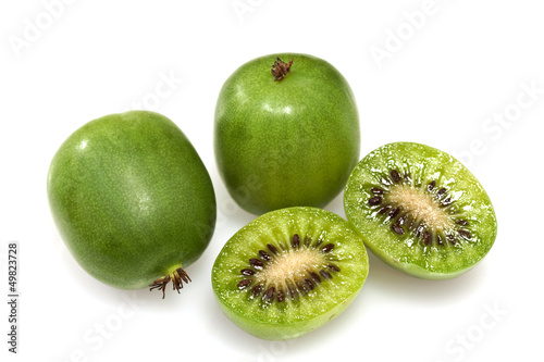 Kiwi Berry or Actinidia arguta photo
