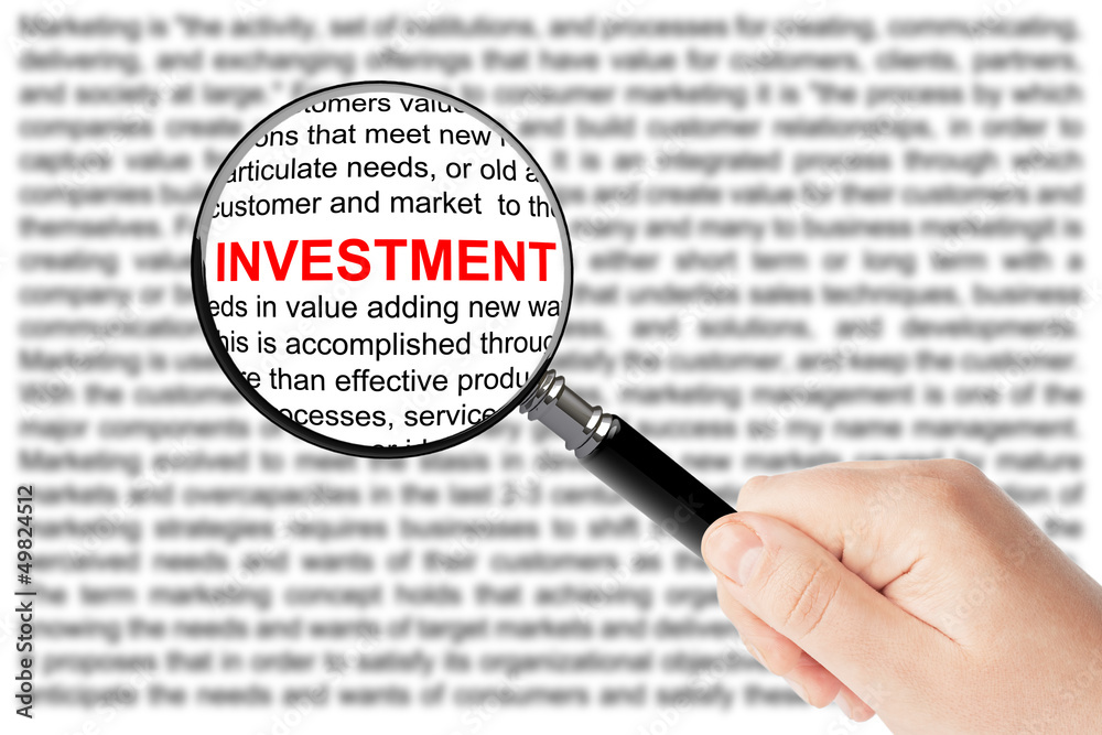 Investment sign