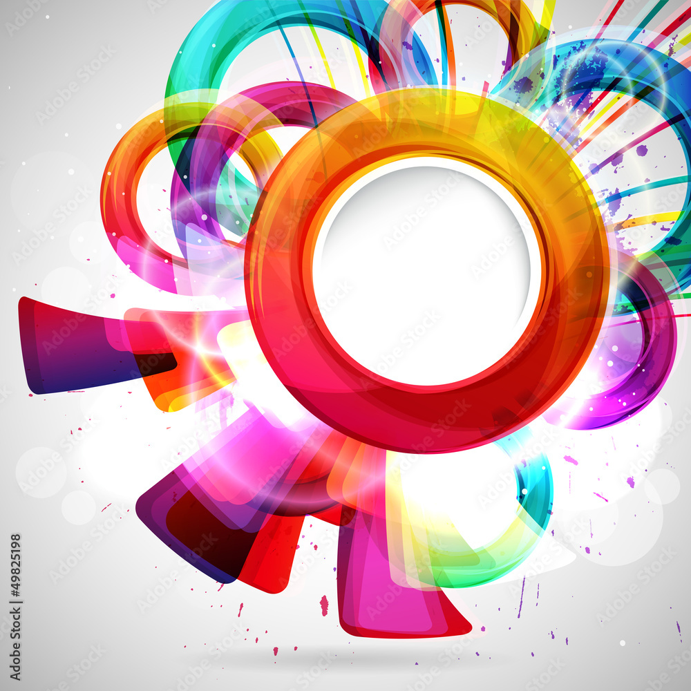 Obraz premium Abstract background with design elements.