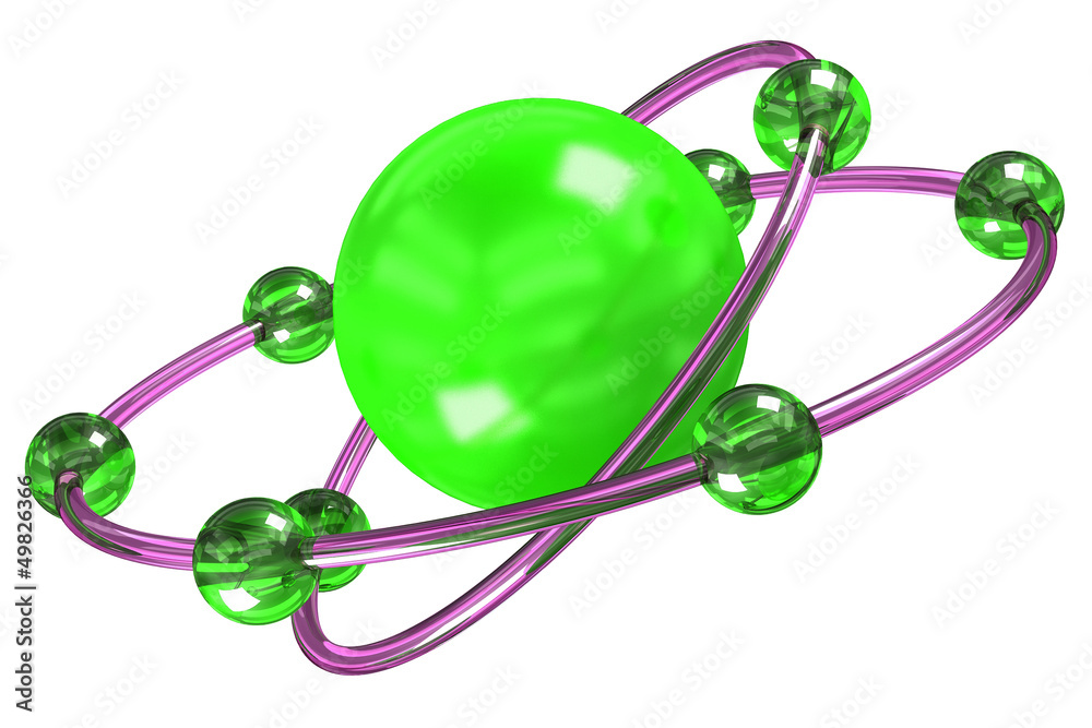 structure of oxygen on a white background structure of oxygen on a white background