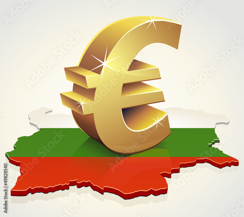 L'Euro en Bulgarie (reflet)