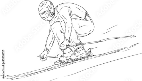downhill race