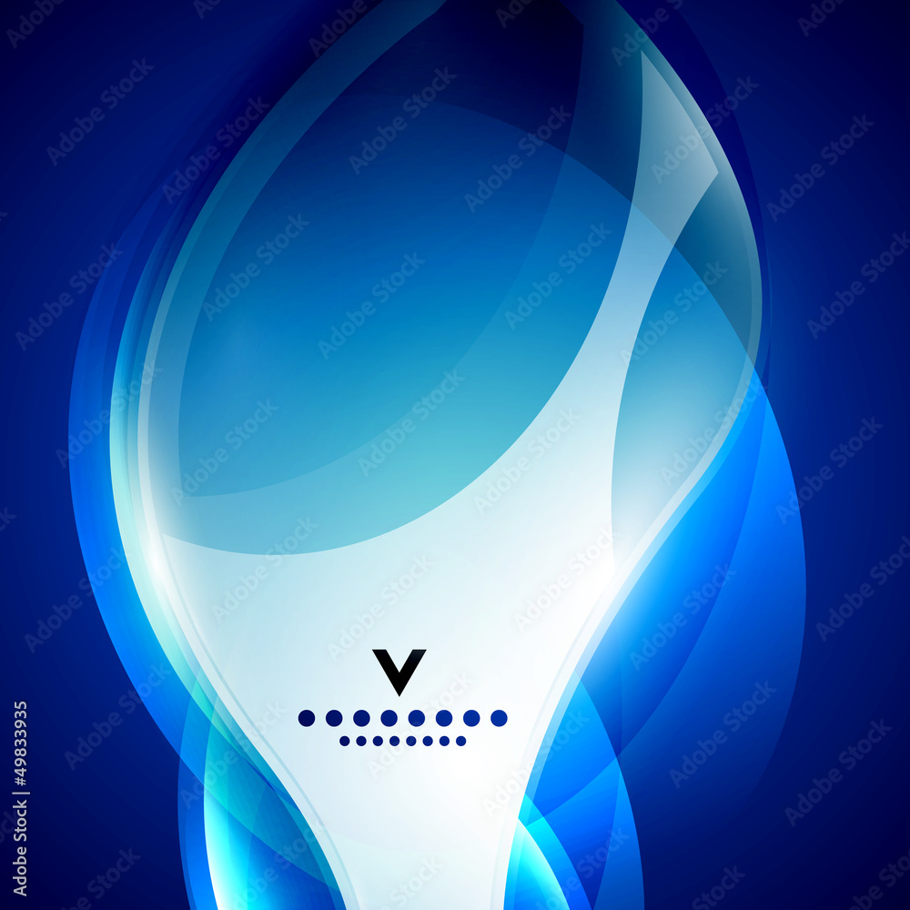 Obraz premium Colorful magic wavy shapes design