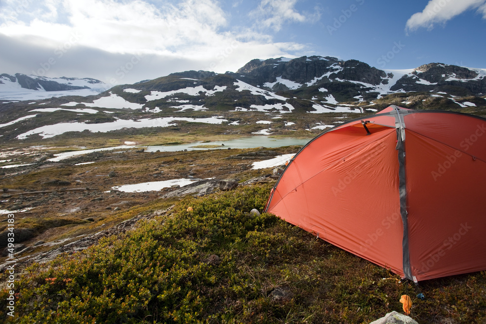Zelten in der Hardangervidda