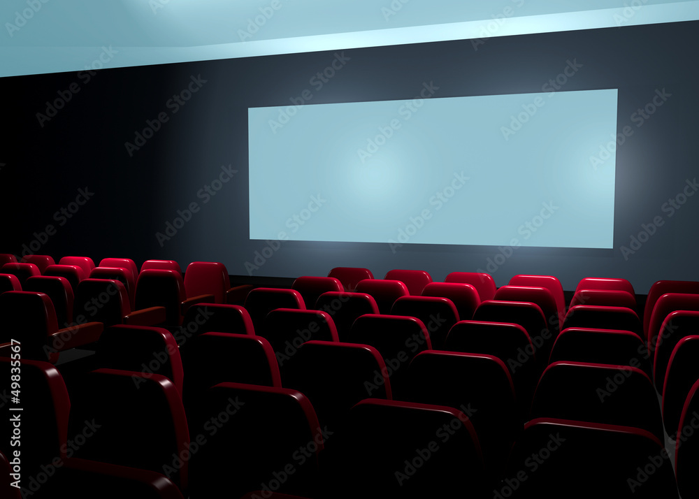 Obraz premium CINEMA - LOOK A MOVIE - 3D