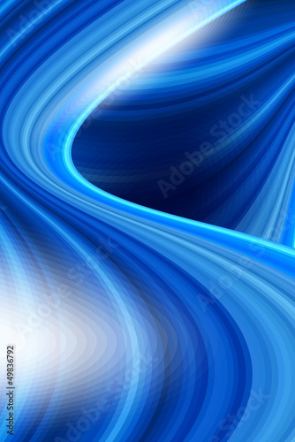 colorful smooth twist light blue wave background