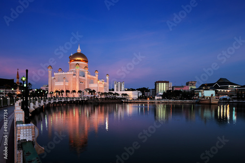 Sultan Omar Ali Saifuddien Mosque in Brunei