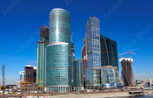 panorama of Moscow City, Russia © fototehnik