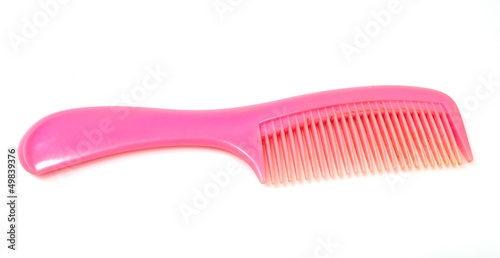 pink old Comb isolated on white background