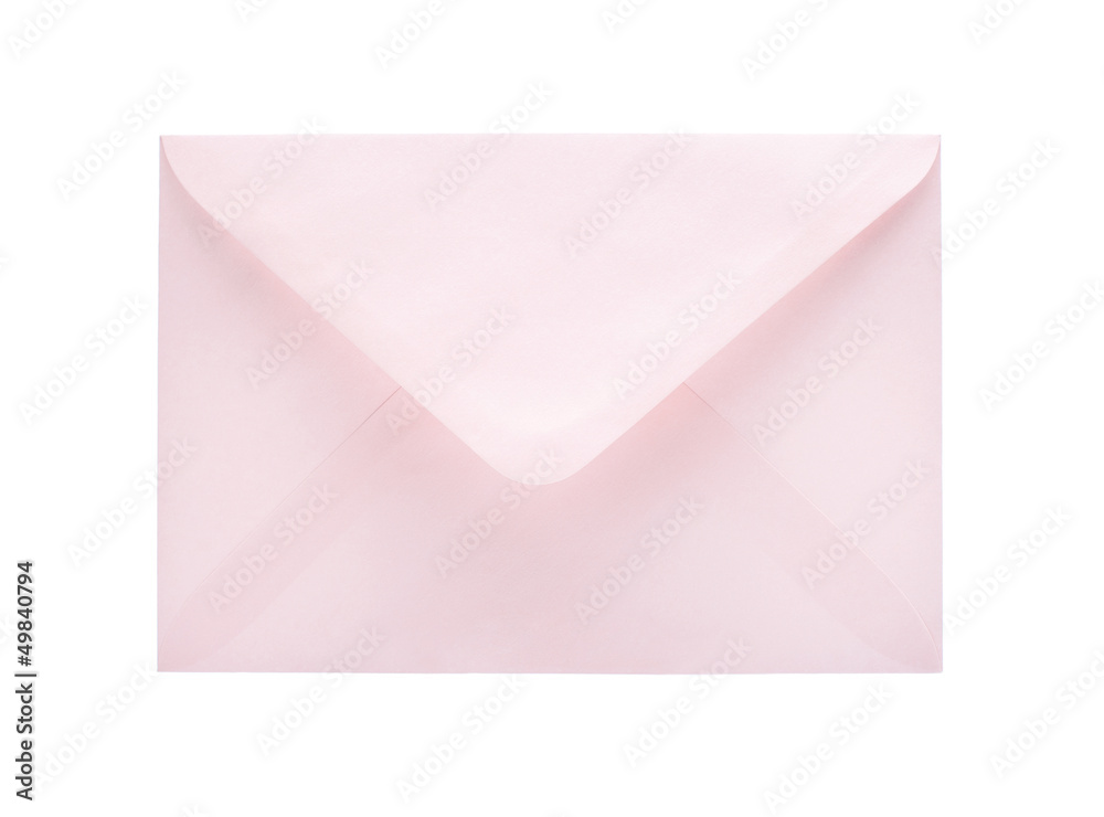 Blank envelope isolated on white background Blank envelope isolated on white background