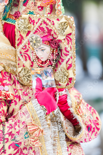 Détail déguisement vénitien