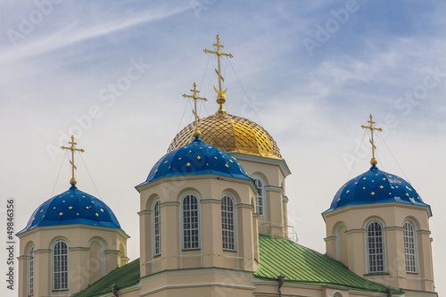 Top of monastery in Ostroh - Ukraine.