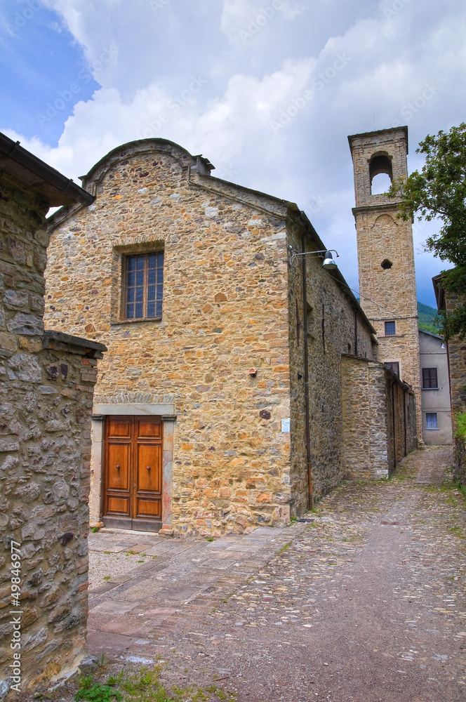 Church of St. Francesco. Bardi. Emilia-Romagna. Italy.