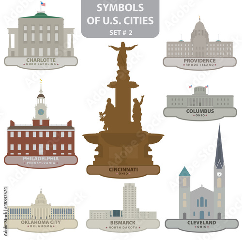 Symbols of US cities