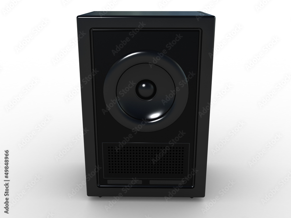 Fototapeta premium Music speaker on a white background №2