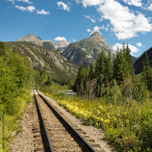 Durango and Silverton Narrow Gauge Railroad Tracks