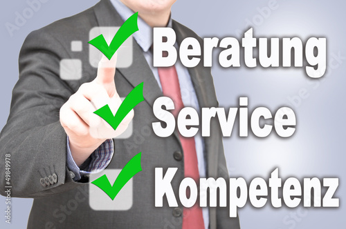 Beratung Service Kompetenz