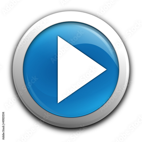 play sur bouton bleu