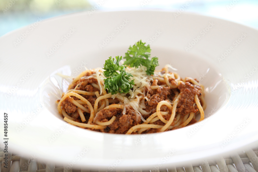 spaghetti beef bolognese