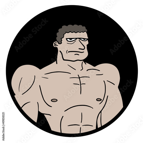 Icon strong man