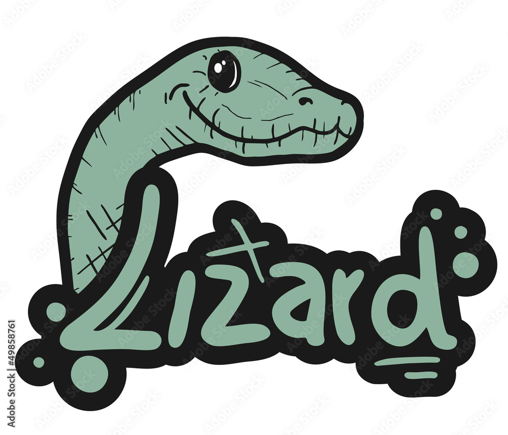 Lizard sticker Lizard sticker