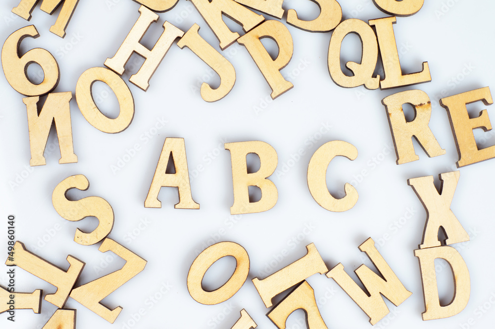 Wooden abc Wooden abc