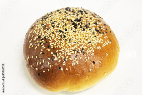 sesame Bread on a white background