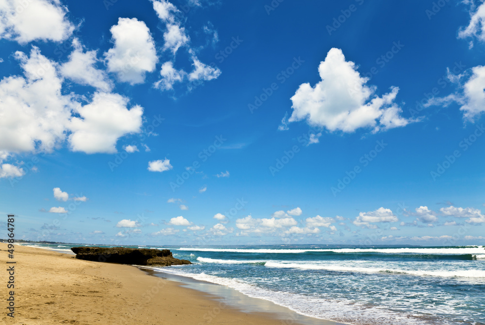 Ocean with clouds