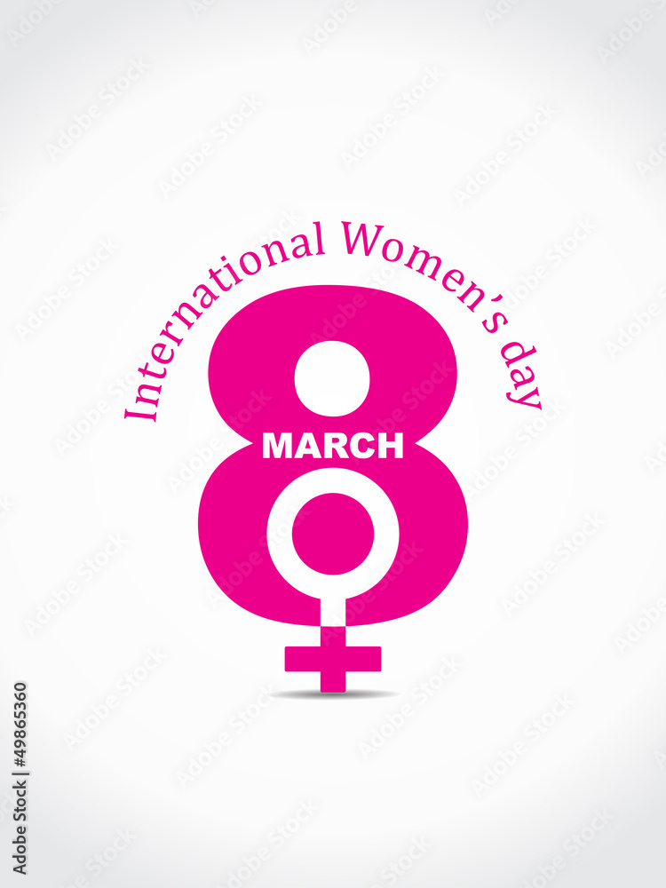 Elegant design element for women's day Elegant design element for women's day