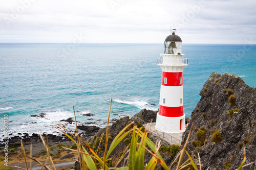 Lighthouse at Cape Palliser, New Zealand