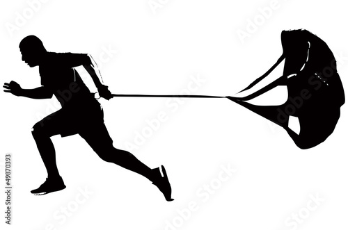 Running Parachute