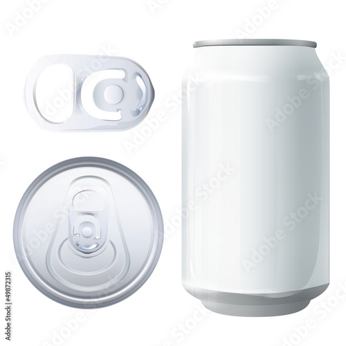 Can and elements. Vector design.