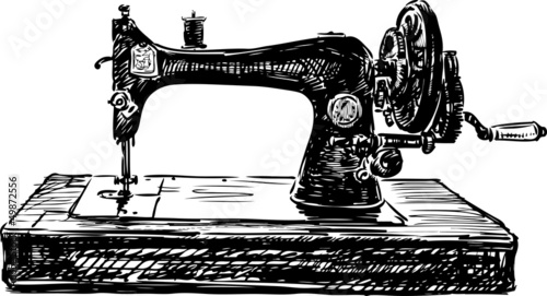 old sewing machine