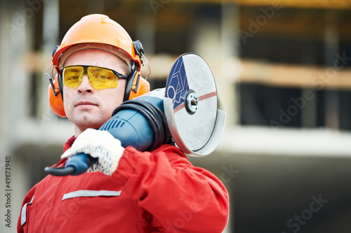 builder worker at construction site