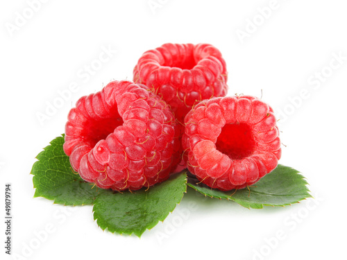 Three raspberries