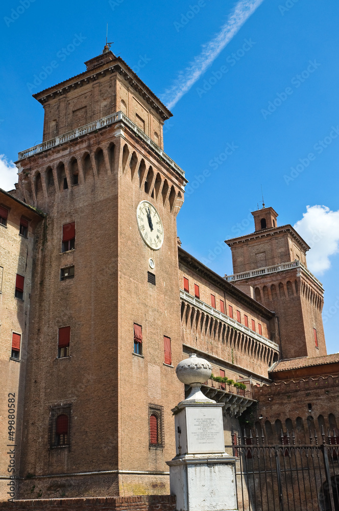 The Este Castle. Ferrara. Emilia-Romagna. Italy.
