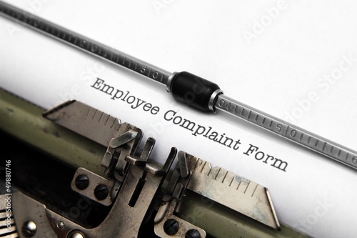 Employee complaint form