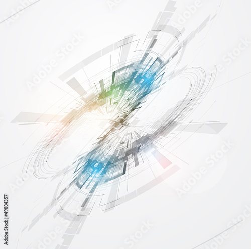 abstract circuit cyber high technology business background