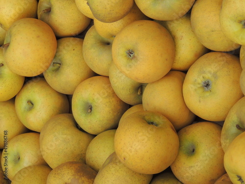 Pommes sur le marché