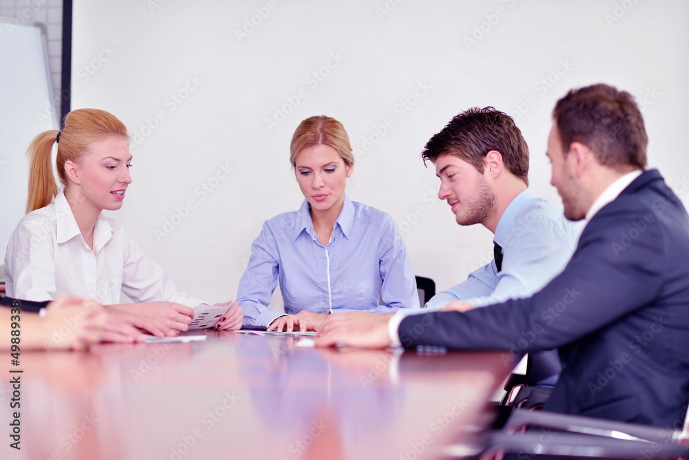 business people in a meeting at office business people in a meeting at office
