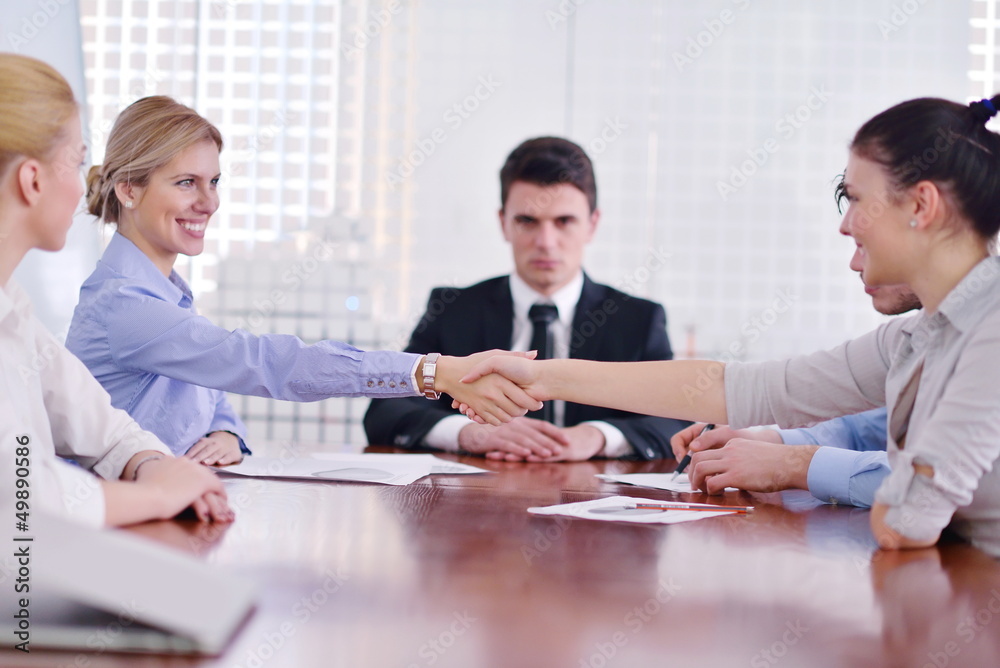 business people in a meeting at office business people in a meeting at office