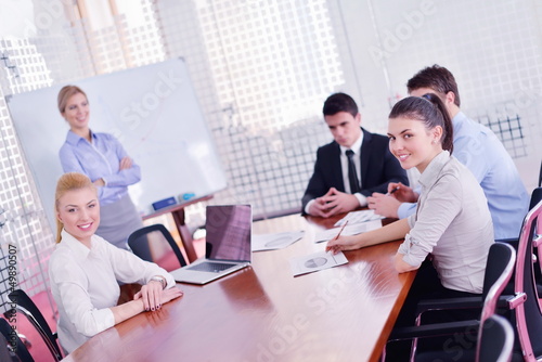 business people in a meeting at office