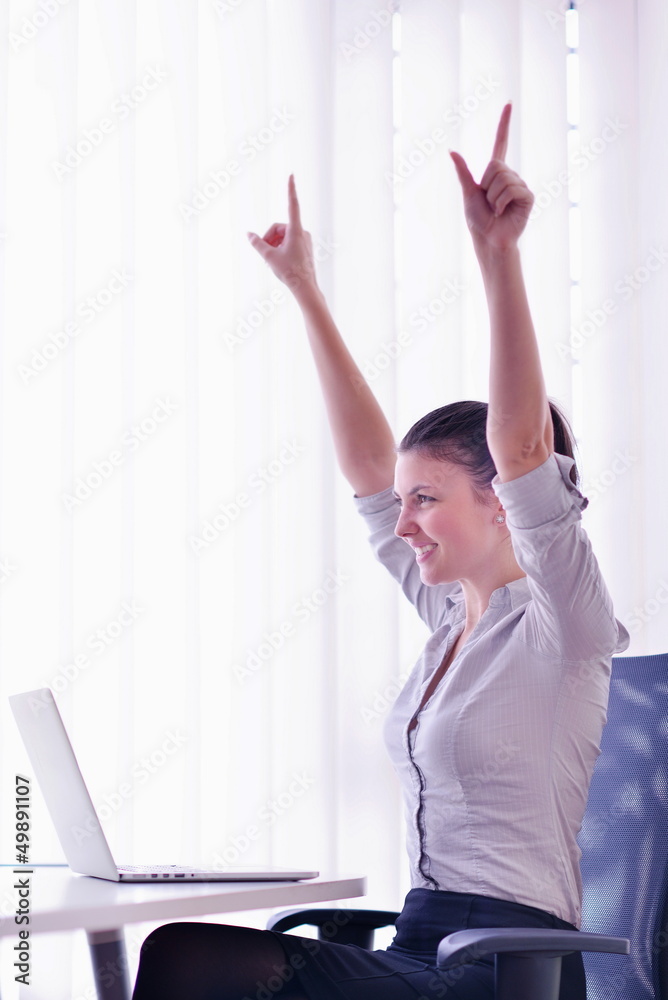 business woman at office business woman at office