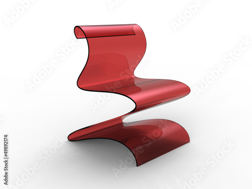 Plastic Curvy Chair