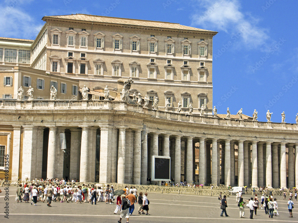 Place Saint-Pierre, Vatican, Rome, Italie