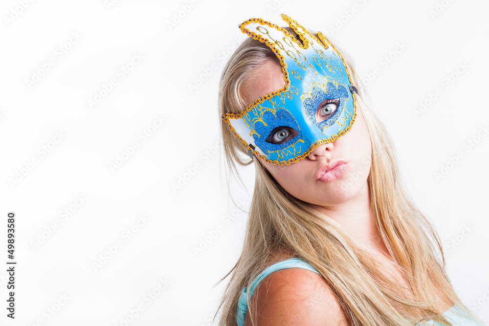 Blue mask Blue mask