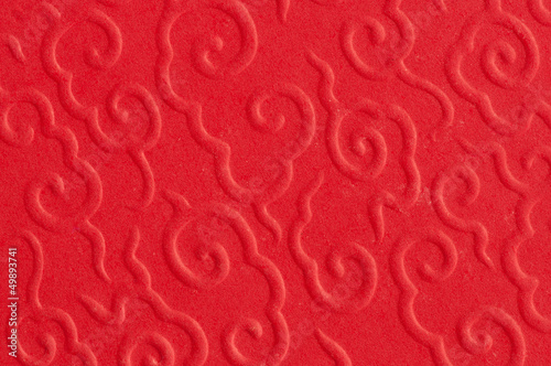 abstract of red chinese pattern